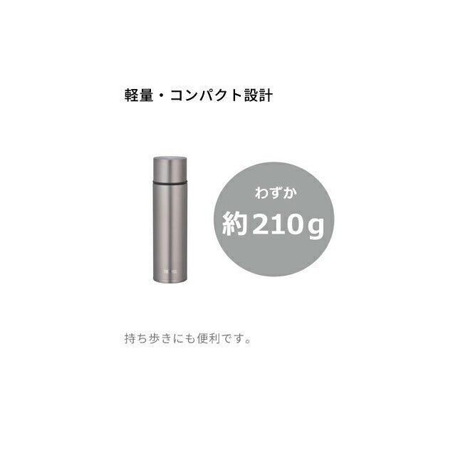 THERMOS サーモス 真空断熱チタンボトル 500ml TGY(チタングレー) FJN