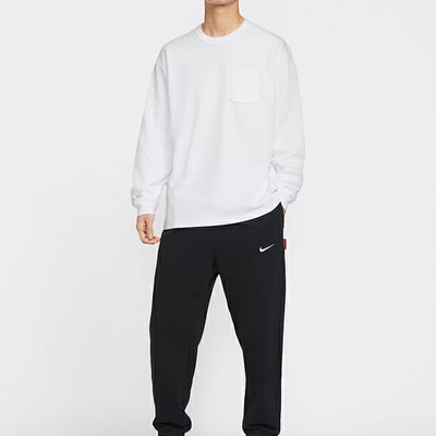 NIKE ナイキ スポーツウェアプレミアムエッセンシャル ロングスリーブポケットTシャツ (101)ホワイト DR7930-101