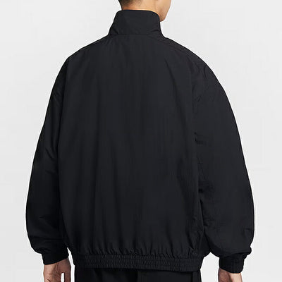 NIKE ナイキ クラブ メンズ オーバーサイズドウーブントラックジャケット (010)ブラック/ホワイト HQ6110-010