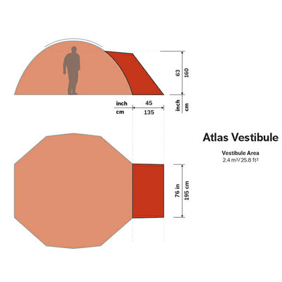 HILLEBERG ヒルバーグ Atlas Vestibule アトラス専用ベスタビュール 12770169