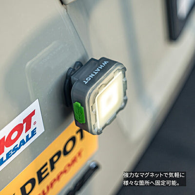 WHATNOT ワットノット Tactical Clip Light タクティカルクリップライト TCL-01-GY