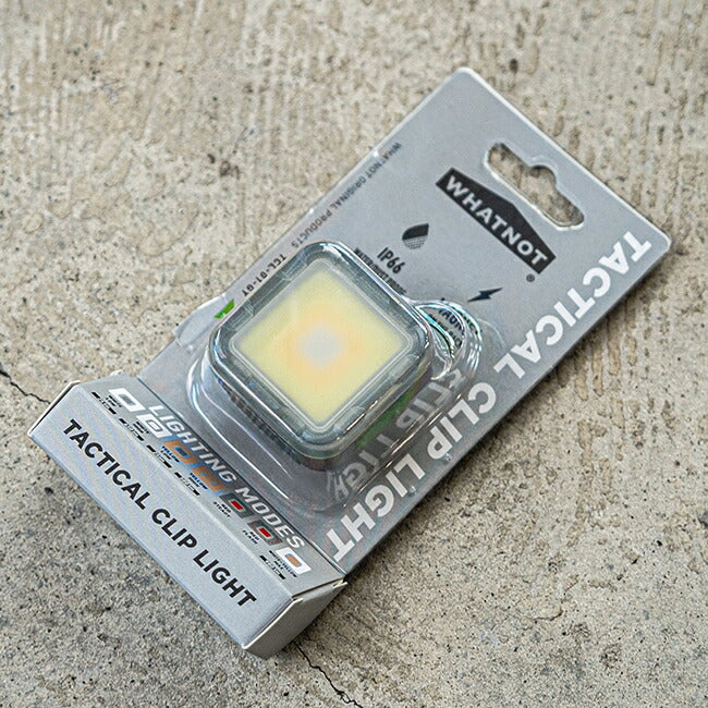 WHATNOT ワットノット Tactical Clip Light タクティカルクリップライト TCL-01-GY