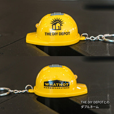 WHATNOT ワットノット Helmet Keychain ヘルメットキーホルダー HK-01-YEL