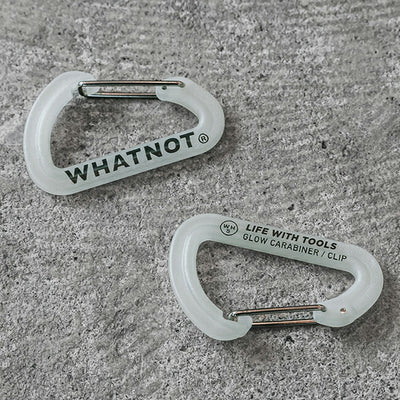WHATNOT ワットノット Glow Carabiner 蓄光カラビナ CA-01-CGL
