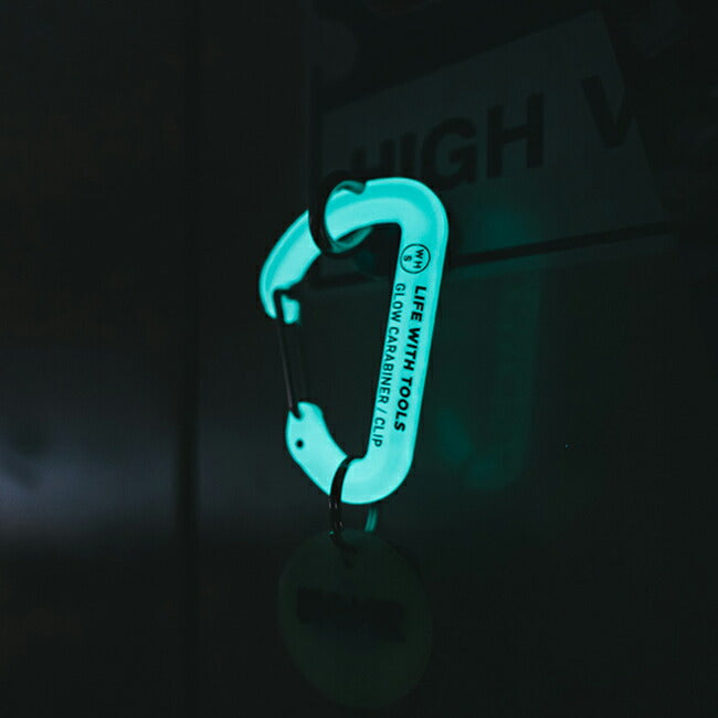 WHATNOT ワットノット Glow Carabiner 蓄光カラビナ CA-01-CGL