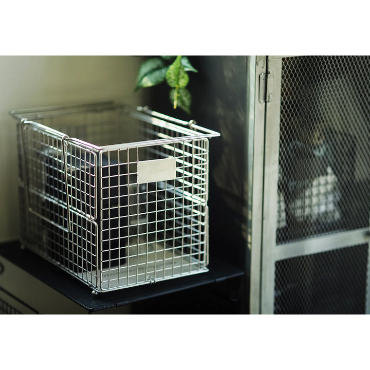 フォールディングワイヤーバスケット M SUS Ver. AN117 – アウトドア