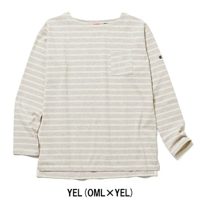 NANGA ナンガ ECO HYBRID LOOSE FIT BORDER L/S TEE W エコハイブリッドルーズフィットボーダーロングスリーブティー