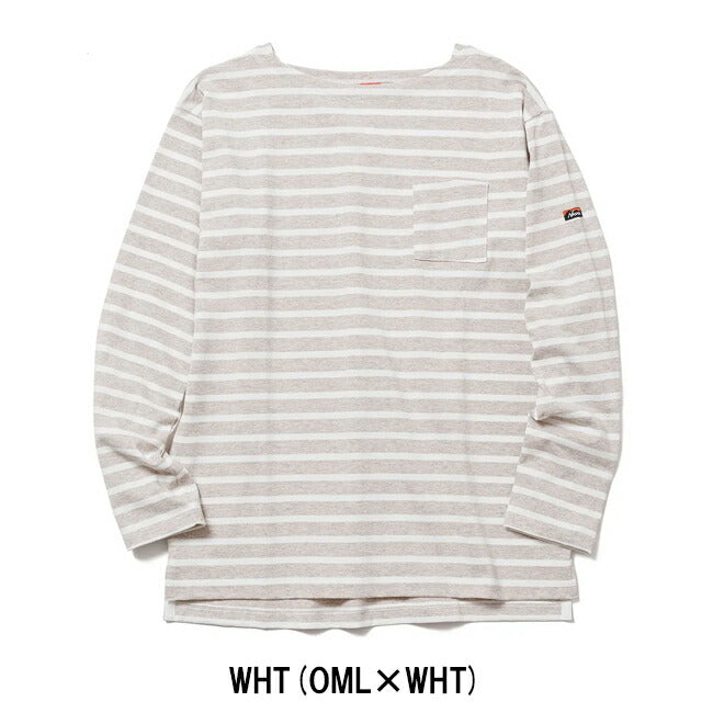 NANGA ナンガ ECO HYBRID LOOSE FIT BORDER L/S TEE W エコハイブリッドルーズフィットボーダーロングスリーブティー
