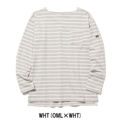 NANGA ナンガ ECO HYBRID LOOSE FIT BORDER L/S TEE W エコハイブリッドルーズフィットボーダーロングスリーブティー