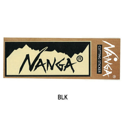NANGA ナンガ CUTTING BOX LOGO STICKER カッティングボックスロゴステッカー