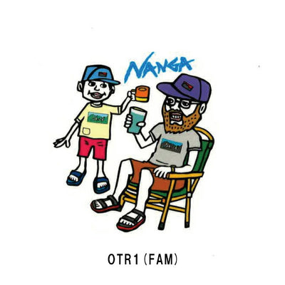 NANGA×USHIODA HIROAKI STICKER ナンガ×ウシオダヒロアキステッカー