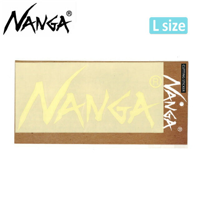NANGA ナンガ CUTTING GLOW STICKER カッティンググローステッカー L