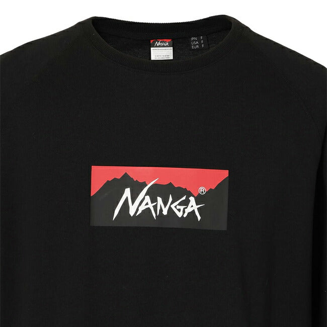 NANGA - ECO HYBRID BOX LOGO LOOSE FIT TEE エコハイブリッドボックス