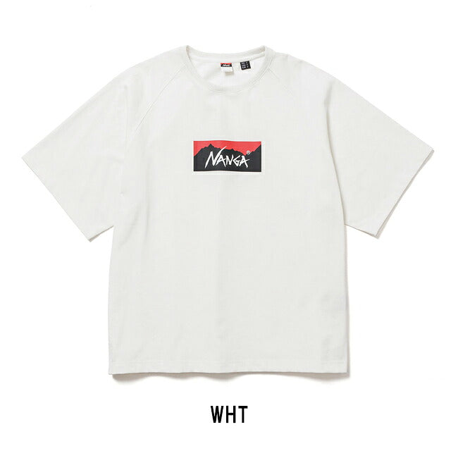 NANGA ナンガ ECO HYBRID BOX LOGO LOOSE FIT TEE エコハイブリッドボックスロゴルーズフィットティー N2500-1M025Z