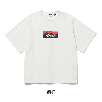 NANGA ナンガ ECO HYBRID BOX LOGO LOOSE FIT TEE エコハイブリッドボックスロゴルーズフィットティー N2500-1M025Z
