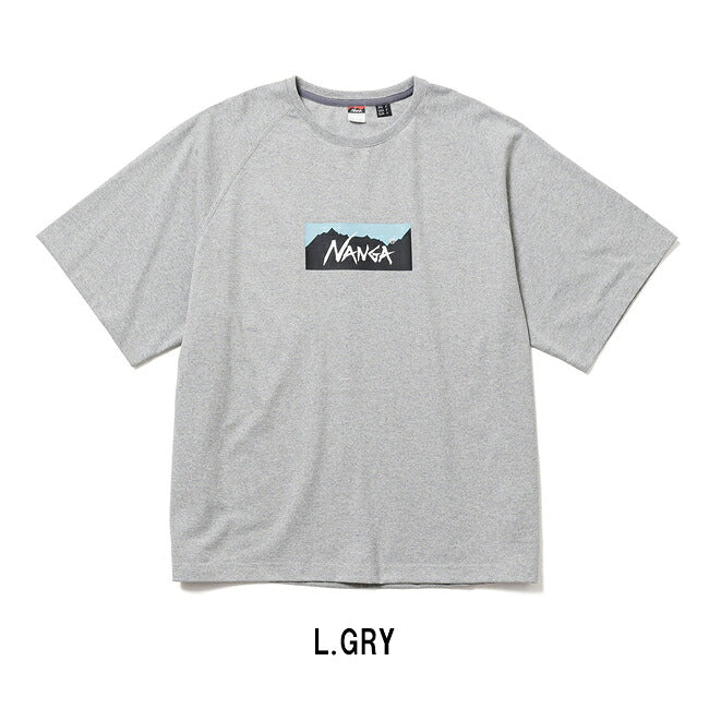 NANGA ナンガ ECO HYBRID BOX LOGO LOOSE FIT TEE エコハイブリッドボックスロゴルーズフィットティー N2500-1M025Z