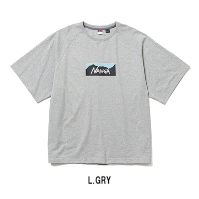 NANGA ナンガ ECO HYBRID BOX LOGO LOOSE FIT TEE エコハイブリッドボックスロゴルーズフィットティー N2500-1M025Z