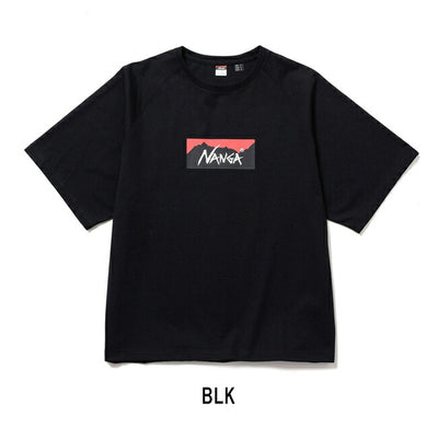 NANGA ナンガ ECO HYBRID BOX LOGO LOOSE FIT TEE エコハイブリッドボックスロゴルーズフィットティー N2500-1M025Z