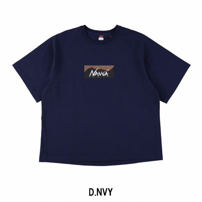 NANGA - ECO HYBRID BOX LOGO LOOSE FIT TEE エコハイブリッドボックス