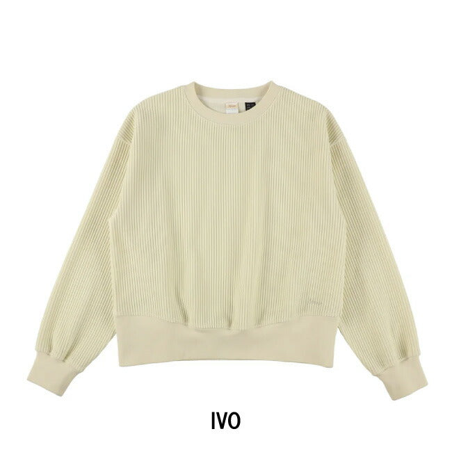 KNIT CORDUROY CREW NECK W ニットコーデュロイクルーネック(ウィメンズ) N2530-1K088B
