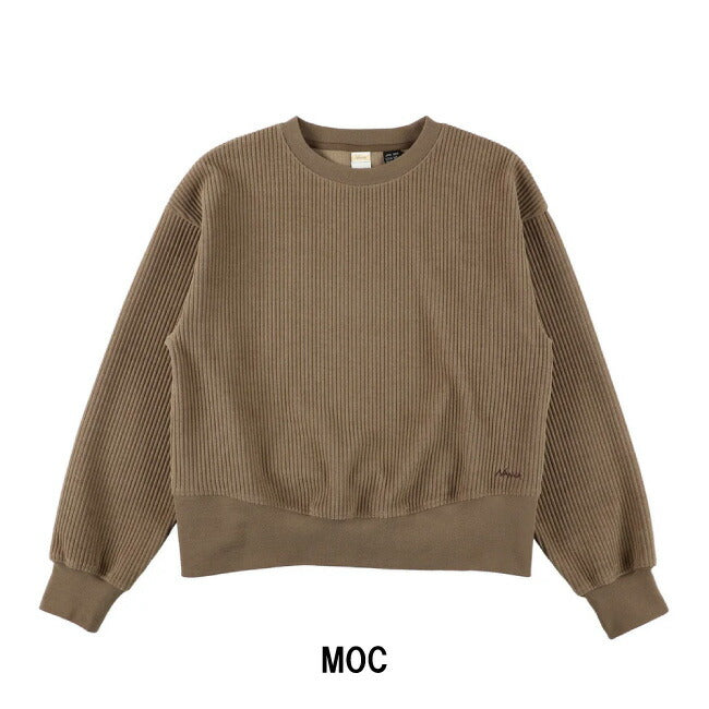 KNIT CORDUROY CREW NECK W ニットコーデュロイクルーネック(ウィメンズ) N2530-1K088B