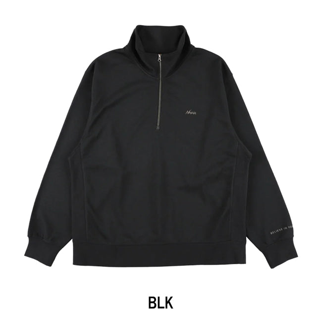 DRY MIX TERRY HALF ZIP SWEAT ドライミックステリーハーフジップスウェット N2530-1K103A