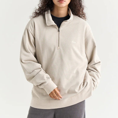 DRY MIX TERRY HALF ZIP SWEAT ドライミックステリーハーフジップスウェット N2530-1K103A
