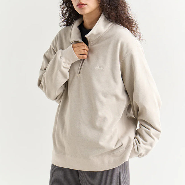 DRY MIX TERRY HALF ZIP SWEAT ドライミックステリーハーフジップスウェット N2530-1K103A