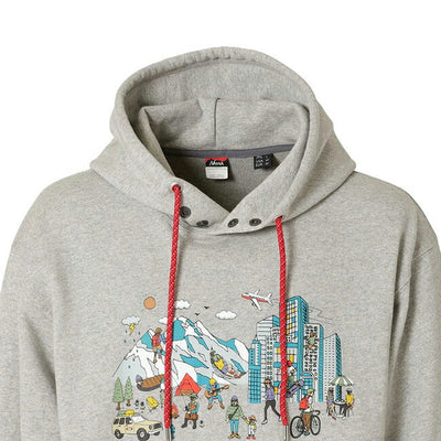 ECO HYBRID SWEAT HOODIE/BOU1 エコハイブリッドスウェットフーディーBOU1 N2530-1Q069Z