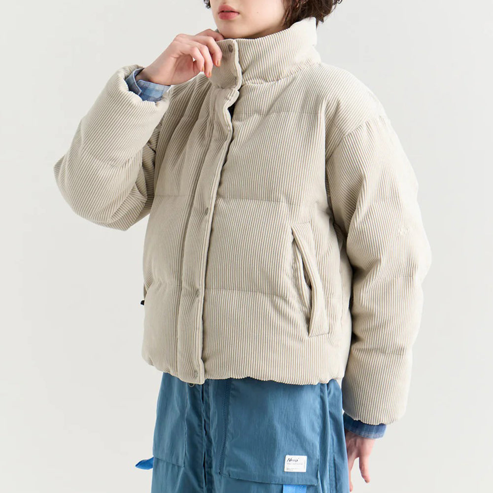 NANGA | CORDUROY SHORT DOWN JACKET W コーデュロイショートダウン 
