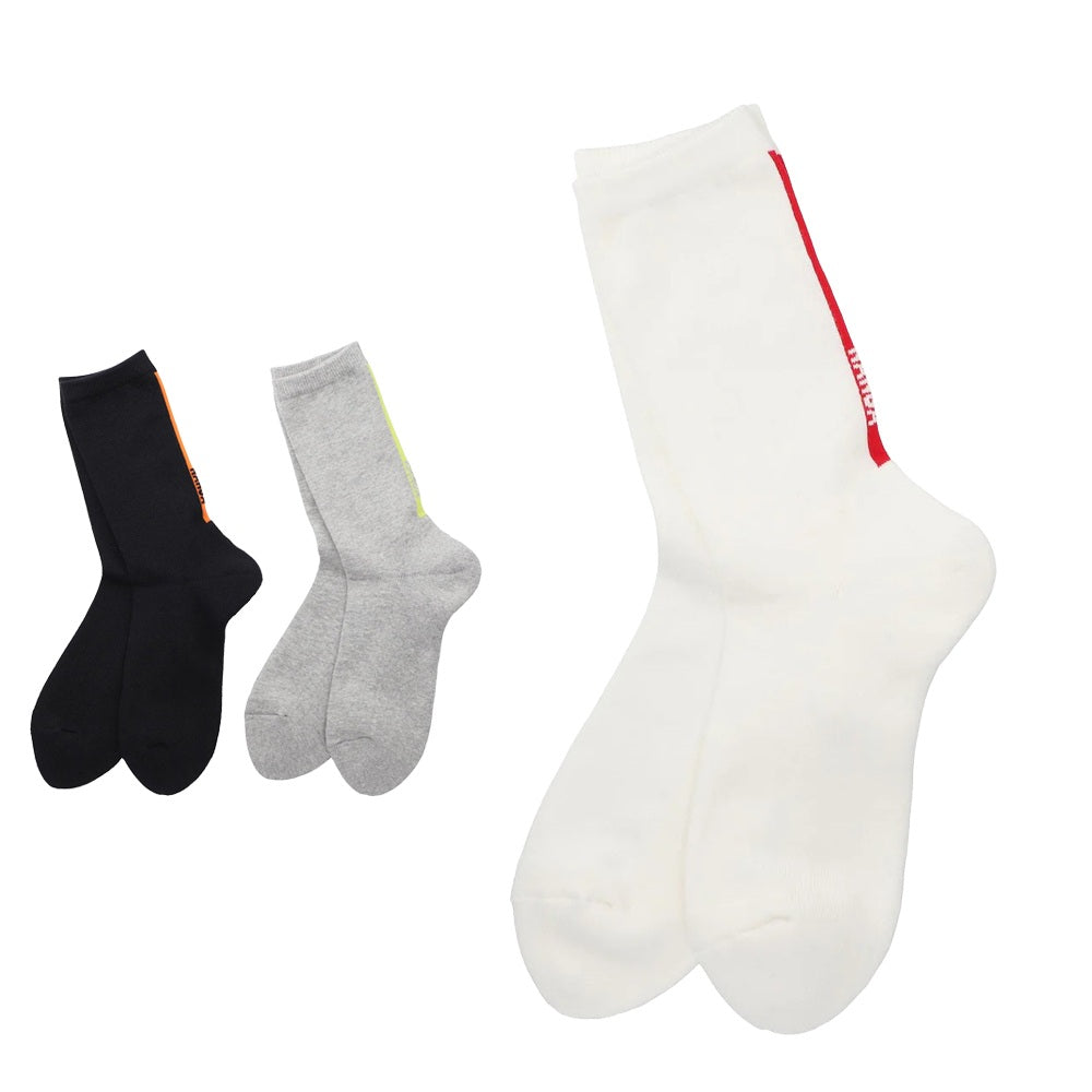 VERTICAL LINE&LOGO SOCKS バーティカルライン&ロゴソックス N2532-3H074A