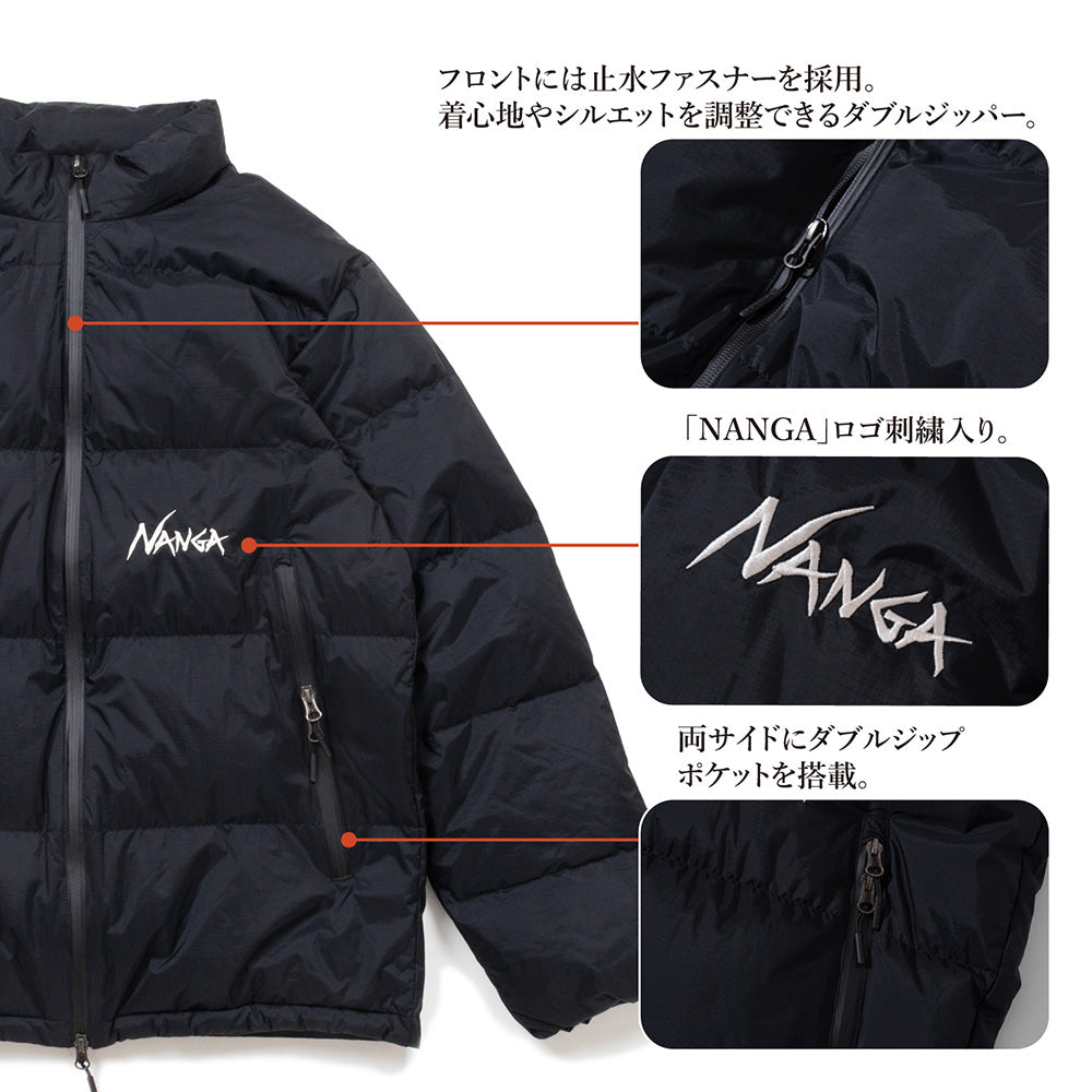 別注 オーロラテックス エンブロイダリー ダウンジャケット