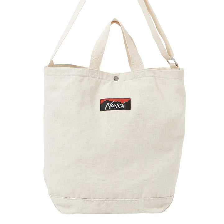 NANGA - LOGO 2WAY CANVAS TOTE BAG ナンガロゴ2WAYキャンバストート