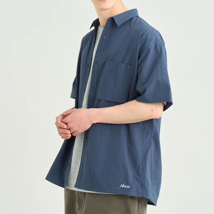 NANGA - DotAir COMFY S/S SHIRT ドットエアーコンフィーショート