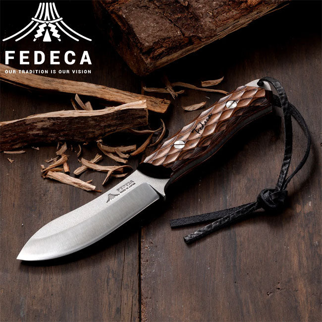 FEDECA フェデカ ブッシュクラフトナイフ 名栗ブラウン 001075