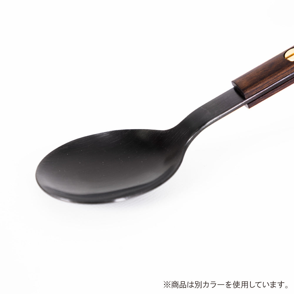 カトラリー(スプーン等) user_a0283c2e FEDECA - 機内食カトラリー スプーン リップルブラック 001294