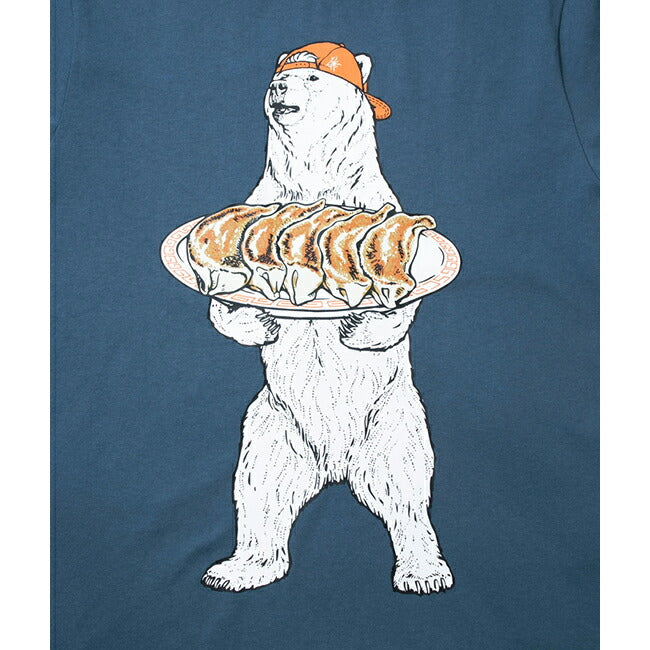 go slow caravan ゴースローキャラバン USA/C 餃子クマ TEE 341913