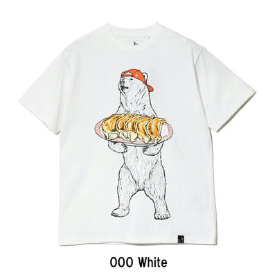 go slow caravan ゴースローキャラバン USA/C 餃子クマ TEE 341913