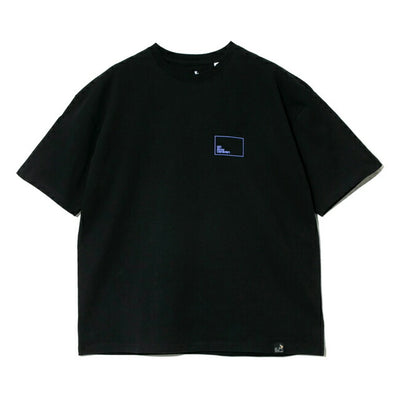 go slow caravan ゴースローキャラバン USA/C スクエアLOGO バックプリント ゆったり TEE 341915A