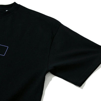 go slow caravan ゴースローキャラバン USA/C スクエアLOGO バックプリント ゆったり TEE 341915A