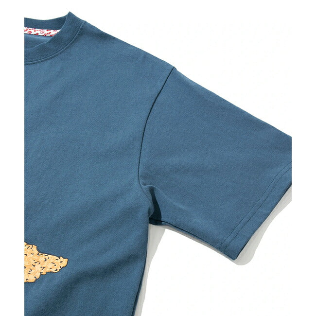 go slow caravan ゴースローキャラバン DOMDOM×gsc USA/C 天竺 びたびたバターフィッシュ猫S/S TEE 341962