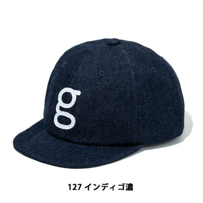 go slow caravan ゴースローキャラバン gワッペン デニム ショートバイザーキャップ 349102