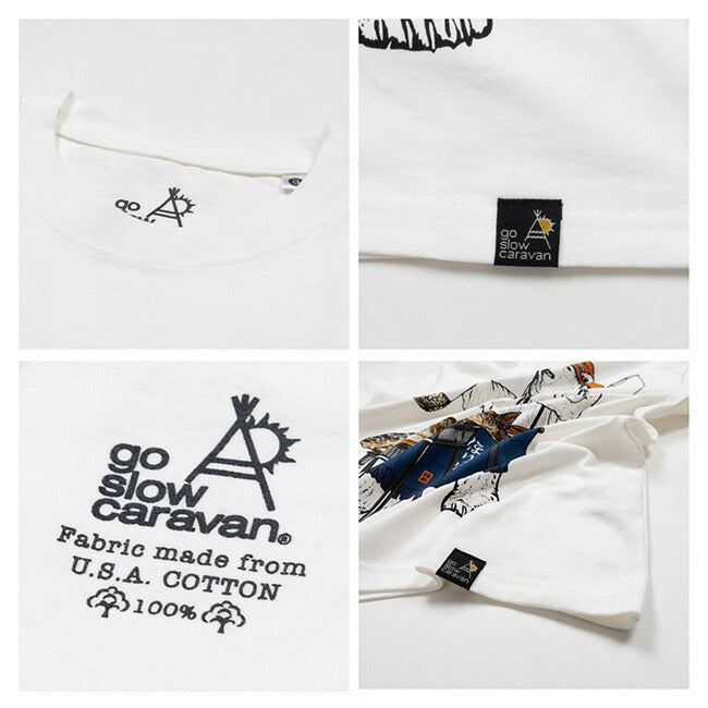 go slow caravan ゴースローキャラバン ほりにしクマ TEE vol.6 341966