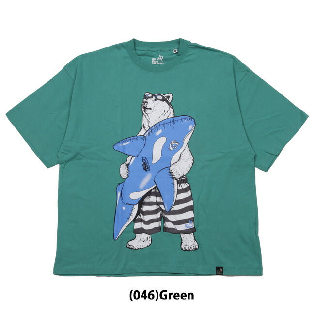 go slow caravan ゴースローキャラバン USA/C プールクマ BIG TEE 341920