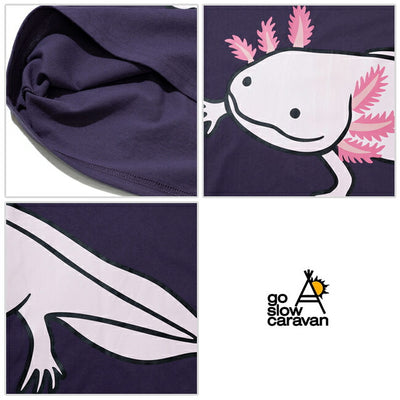 go slow caravan ゴースローキャラバン USA/C ウーパールーパー IMPACT ゆったり TEE 341916
