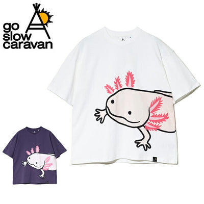 go slow caravan ゴースローキャラバン USA/C ウーパールーパー IMPACT ゆったり TEE 341916