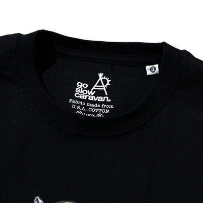 go slow caravan ゴースローキャラバン USA/C スイカ猫ゆったりTEE 341926