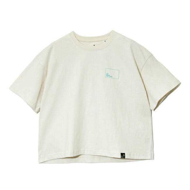 go slow caravan ゴースローキャラバン USA/CスクエアLOGOバックプリントミドルTEE 341946A