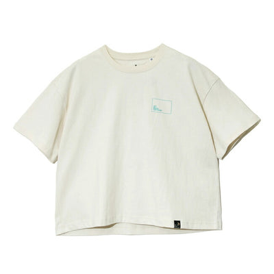 go slow caravan ゴースローキャラバン USA/CスクエアLOGOバックプリントミドルTEE 341946A