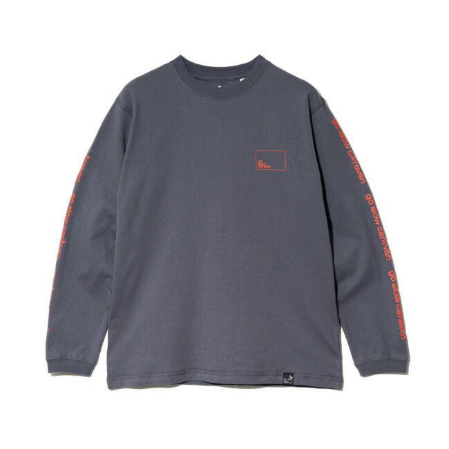 USA/C スクエアLOGO バックプリントロングスリーブTEE 351902